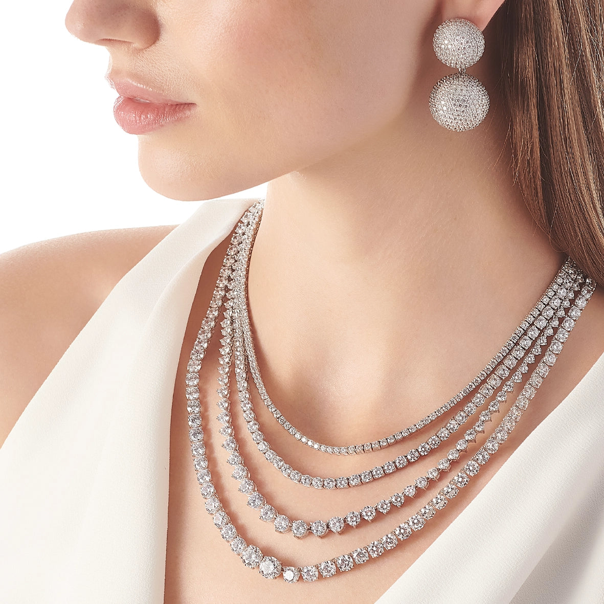 Diamond Bauble Earrings